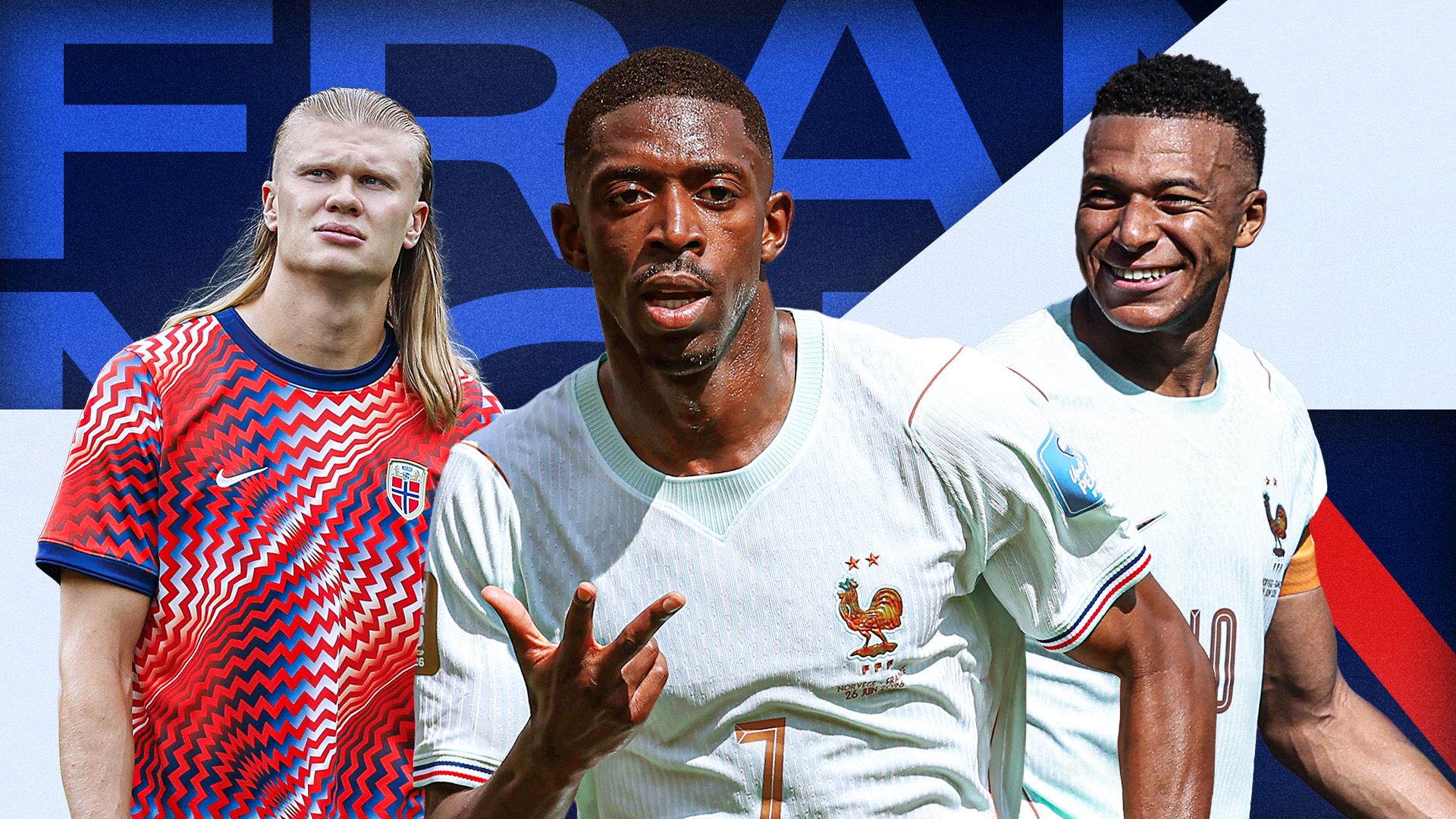 フランス対ノルウェー戦の選手評価：ウスマン・デンベレが大暴れ